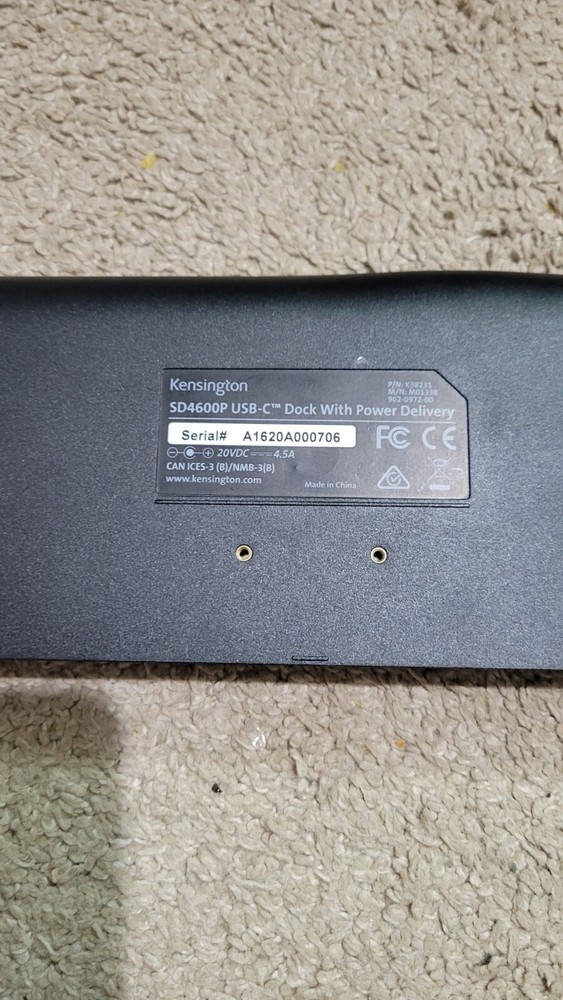 Kensington SD4600P Universal USB-C Docking Station