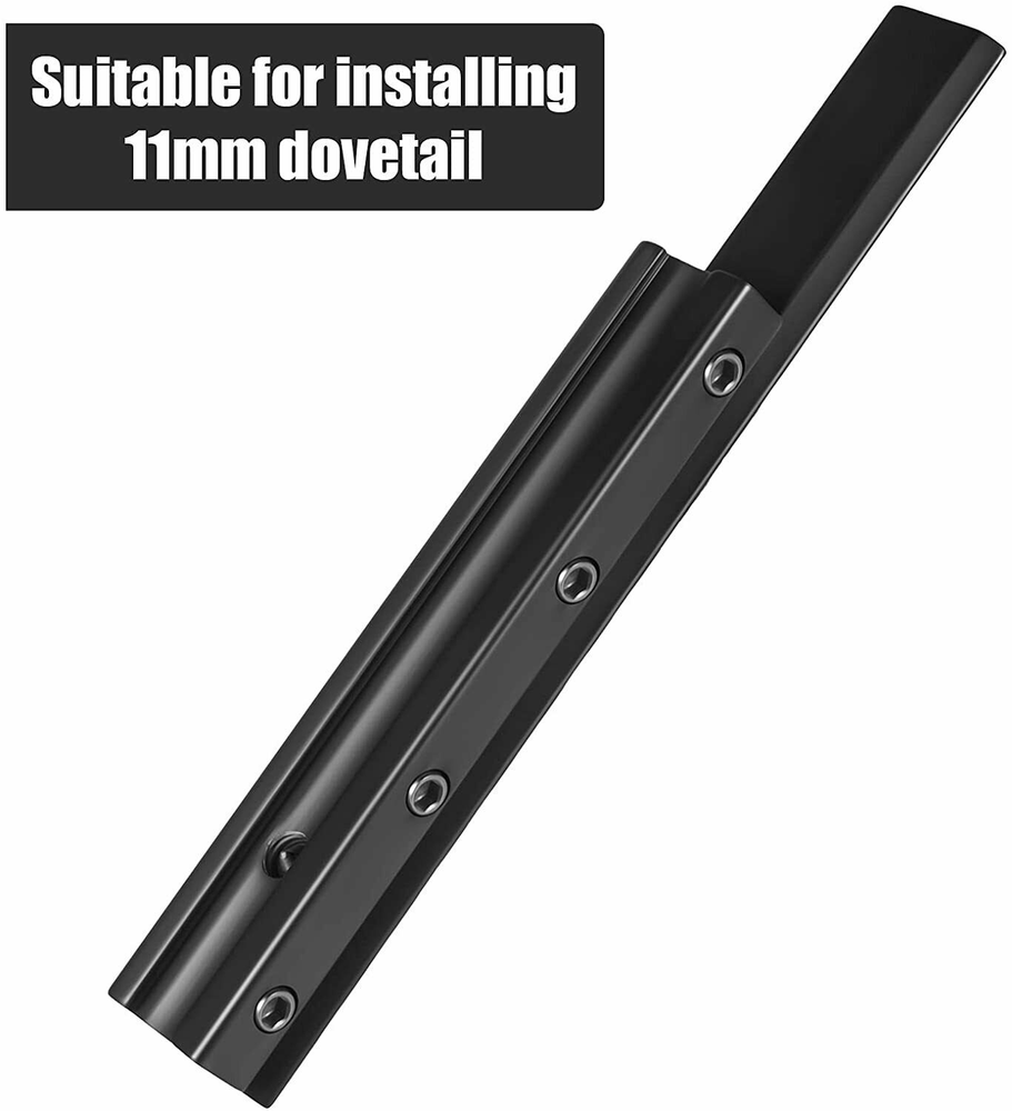 155mm Extended Flat Scope Mount Base Riser 20mm Weaver Picatinny Rail Mount