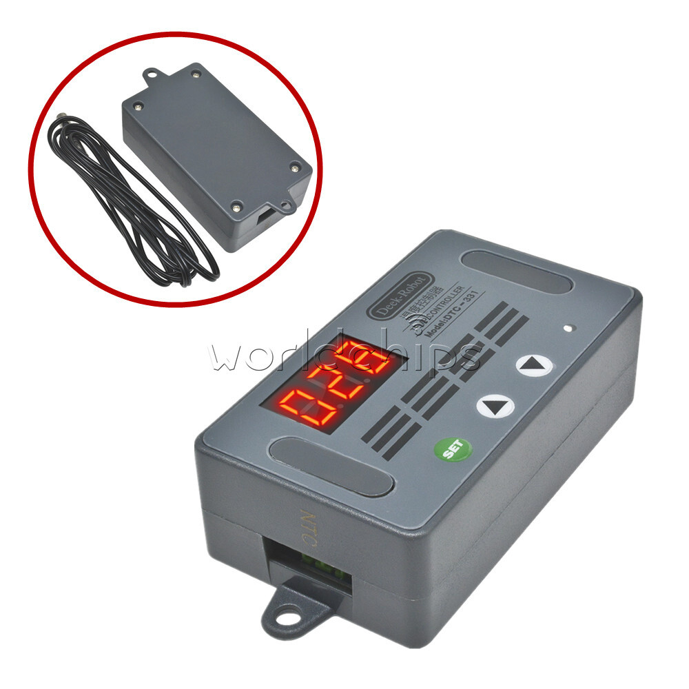 DTC-331 -50~110°C Thermostat Temperature Ccontroller NTC Waterproof Sensor Relay