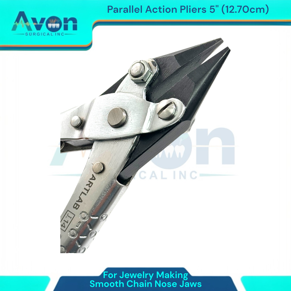 Parallel Action Pliers with Adjustable Nylon Jaws + Smooth Chain Nose (2PK)