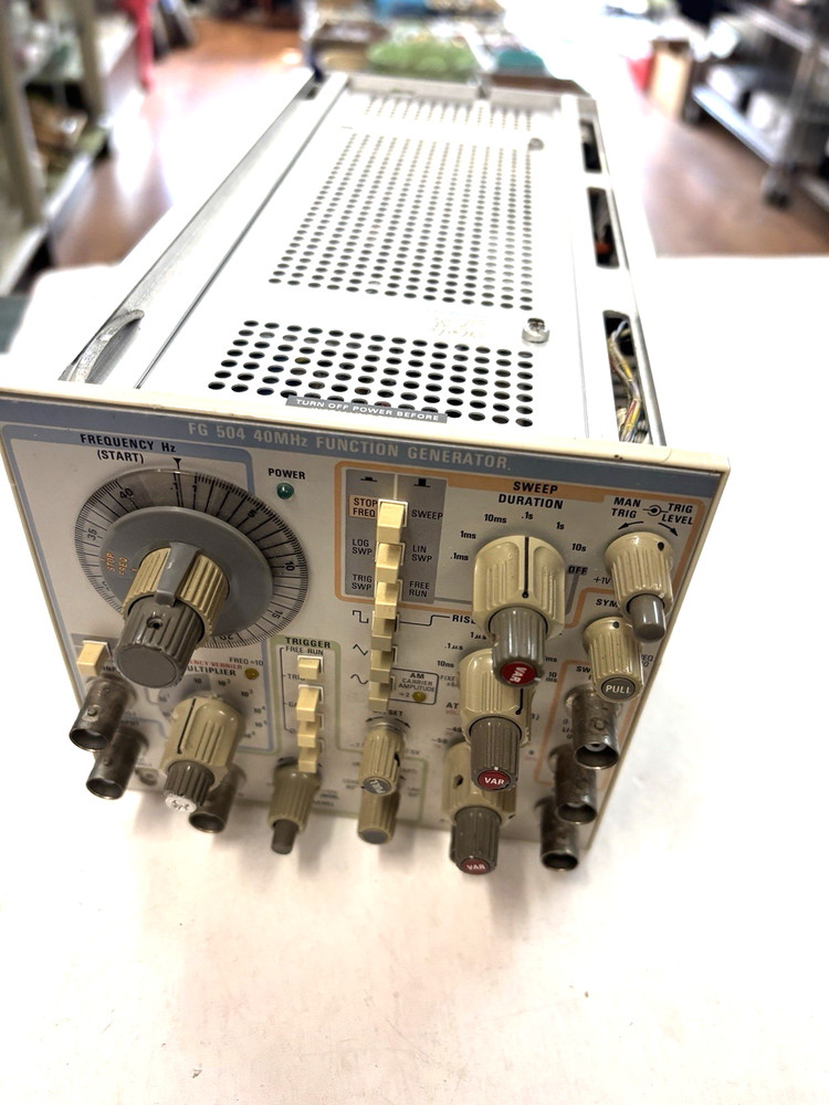 Tektronix FG 504 Function Generator 40MHz Plug In Module For TM500 Series TESTED