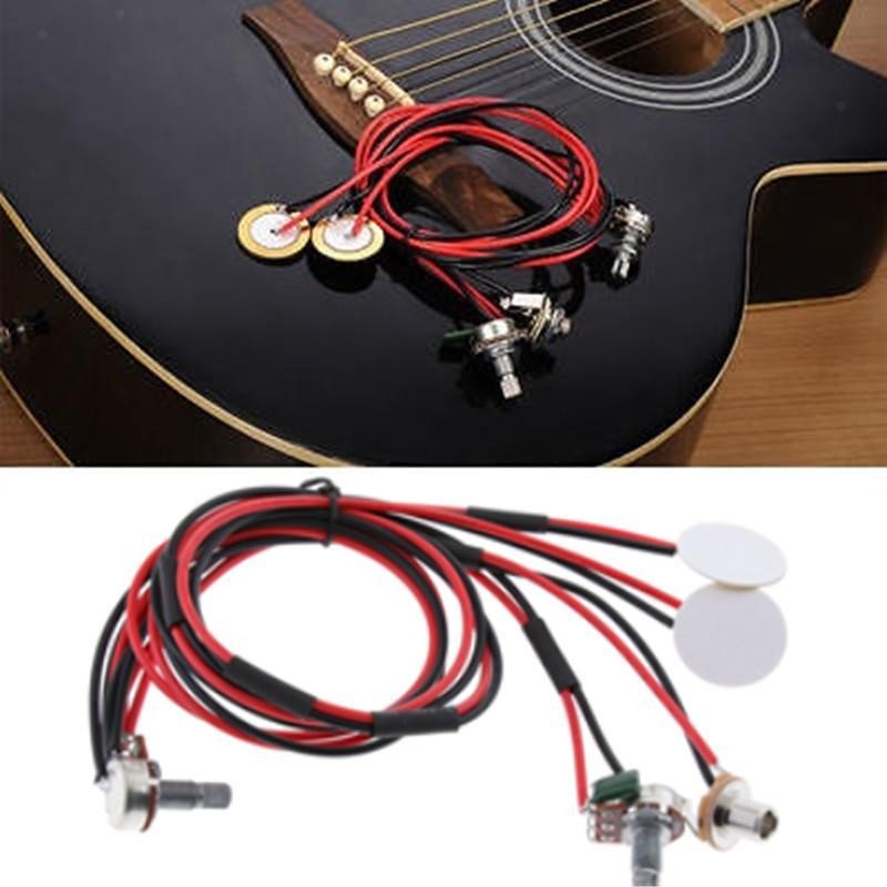 1/4\'\' Dual Pickup Piezo With Volume