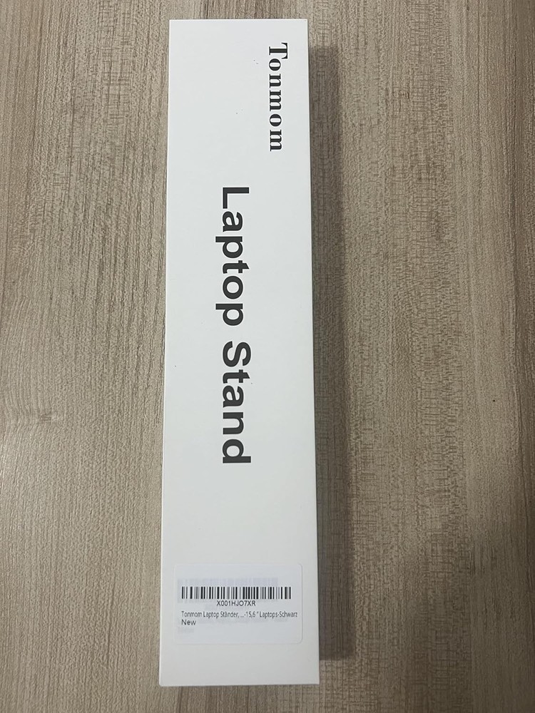 Laptop Stand for Desk, Adjustable Riser ABS+Silicone Foldable Black