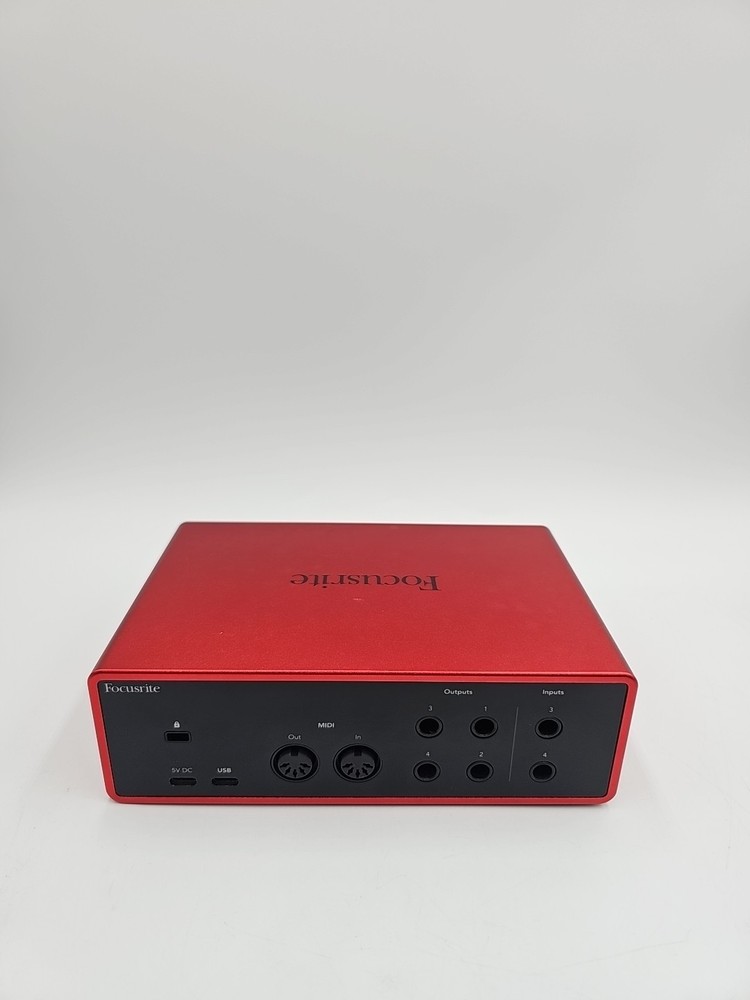 Focusrite Scarlett 4i4 (4th Gen) USB Audio Interface