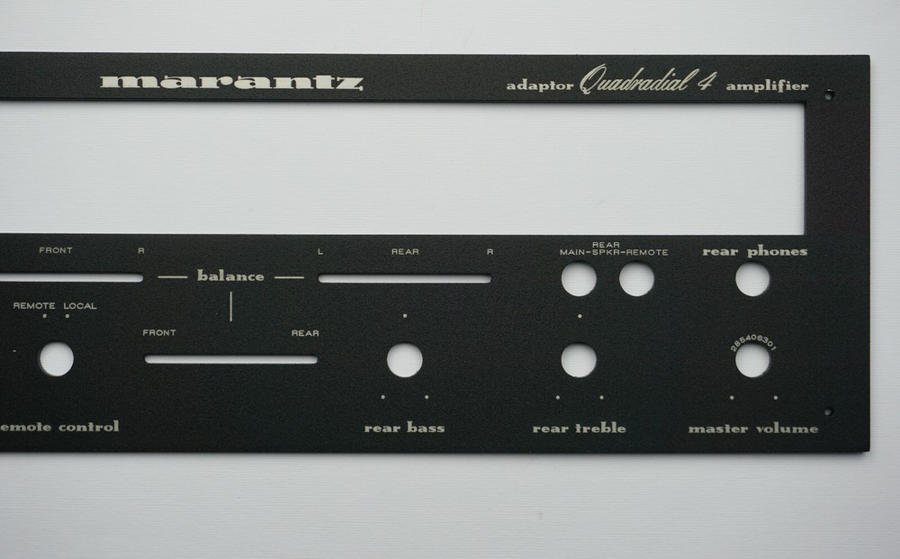 Marantz 2440 New! Receiver Front Panel Faceplate Face Plate Black