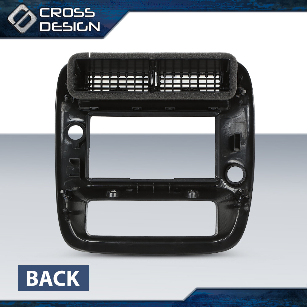 Fit For 97-01 Explorer 97-06 Ranger Center Dashboard Radio Panel Vent Trim Black