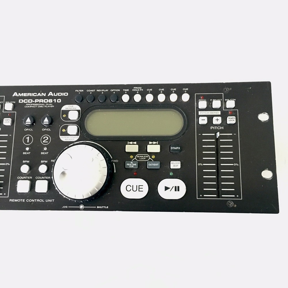 American Audio DCD-Pro610 Professional Dual CD Player - Untested