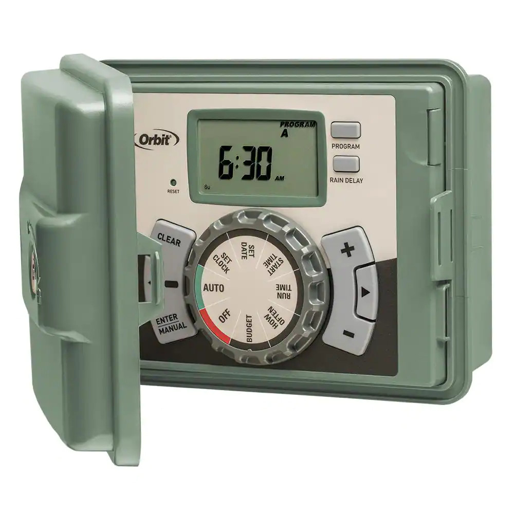 4-Station Easy-Set Logic Indoor/Outdoor Irrigation Controller