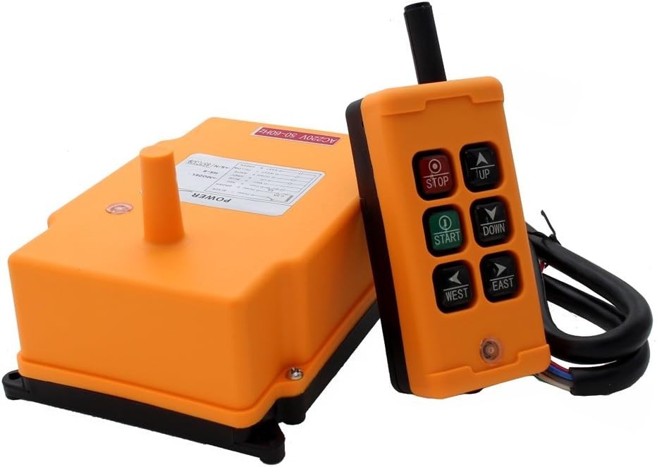 HS-6 Industrial Hoist Crane Wireless Remote Control Switch.