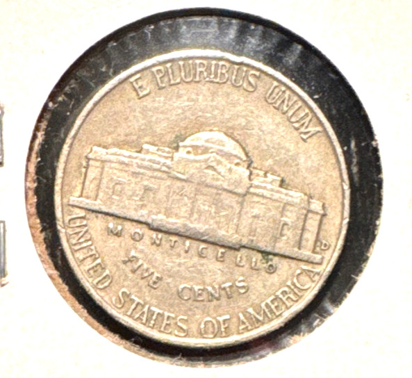 1939 d jefferson nickel XF