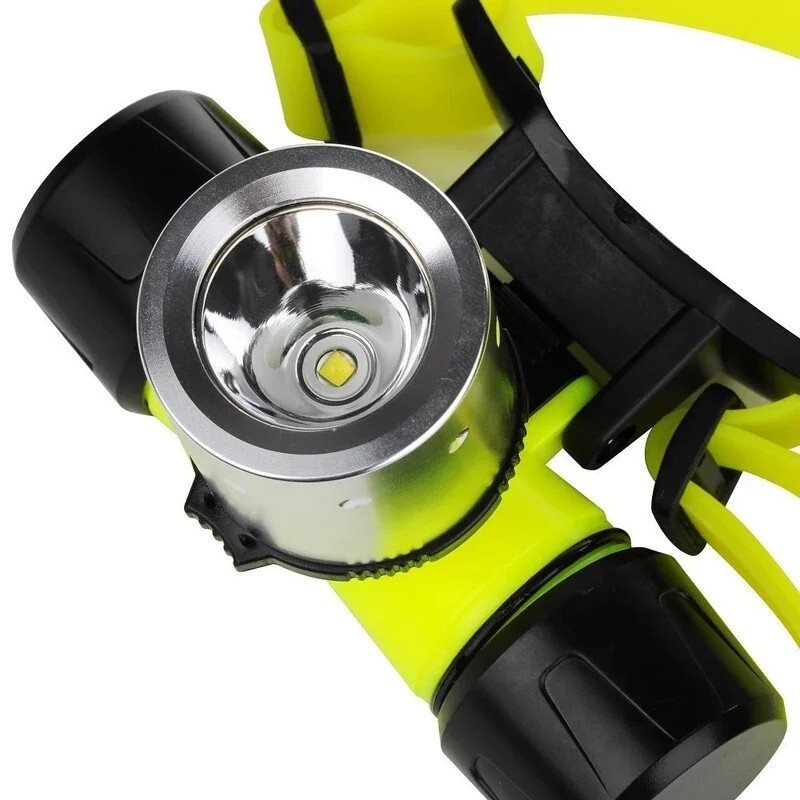Headlamp Underwater Swimming Headlight Dive Head Light Torch Flashlight