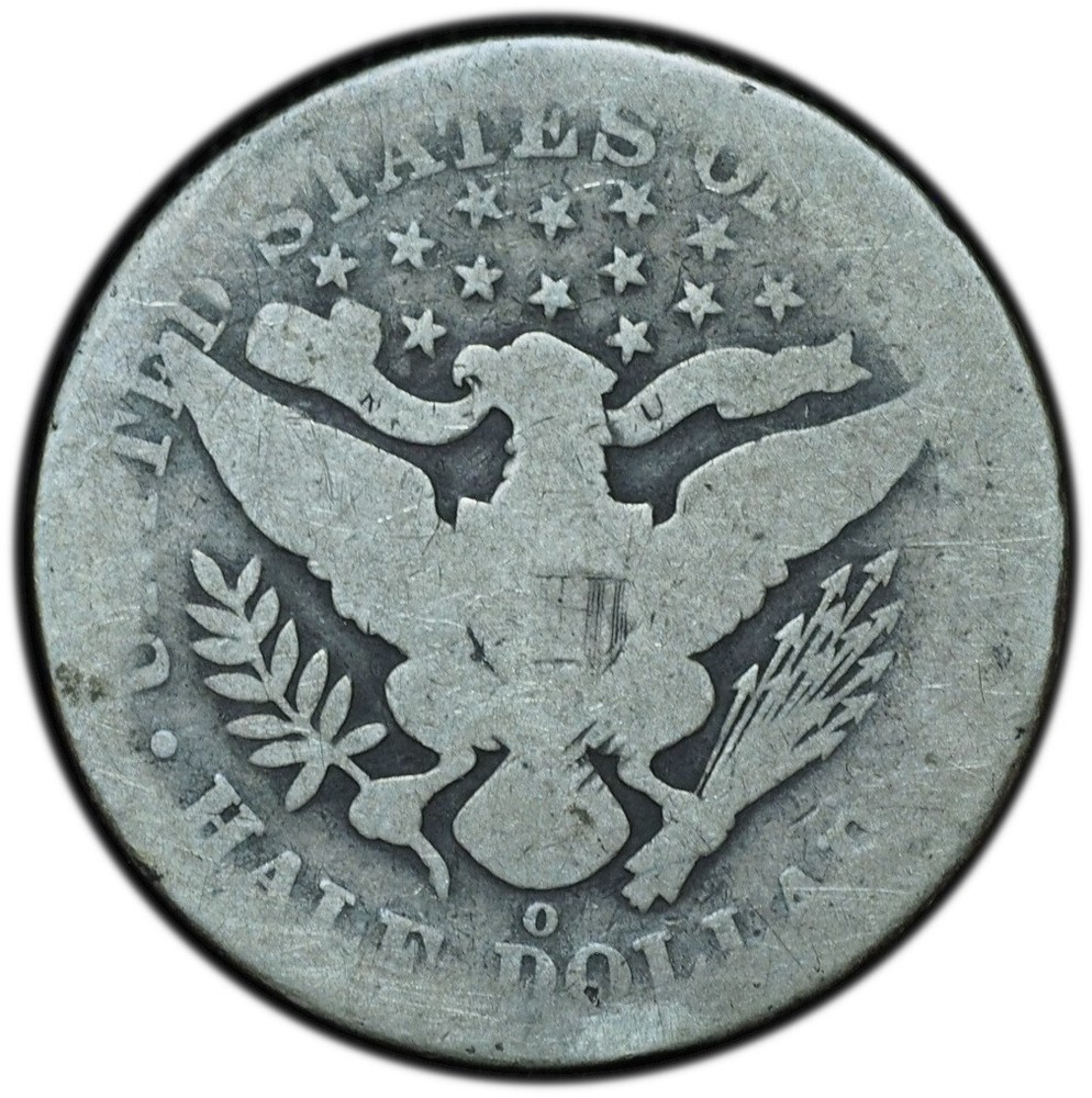 1893-O Barber Half Dollar Good Condition - Key Date (Lamination Error)