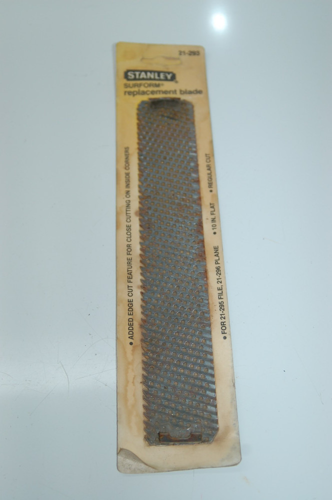 STANLEY Surform 21-293 Replacement Blade - New old stock in package