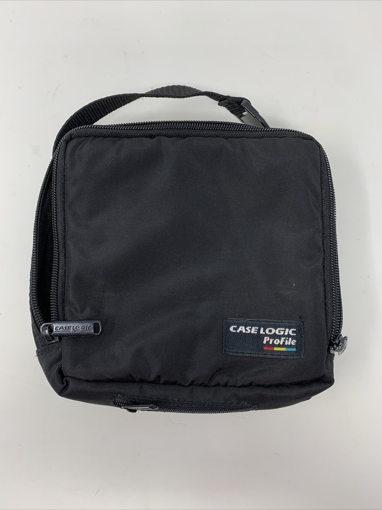 vintage case logic profile 1 pocket case-holds CD’s, Camera, Small Electronics