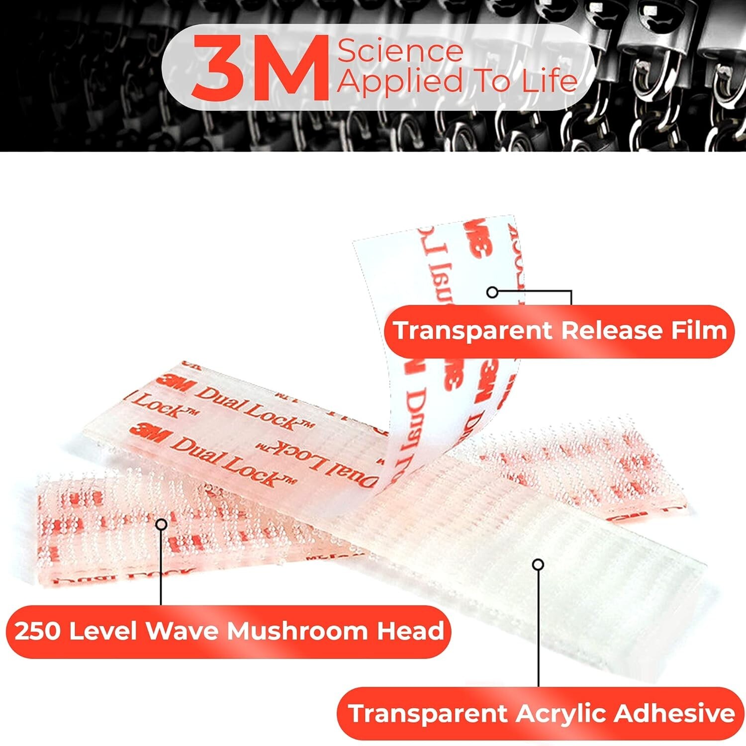 3M Dual Lock Reclosable Fastener 1/2 in x 2FT SJ3560