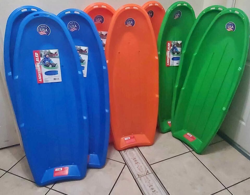 lightning guider sled 2 seater Blue