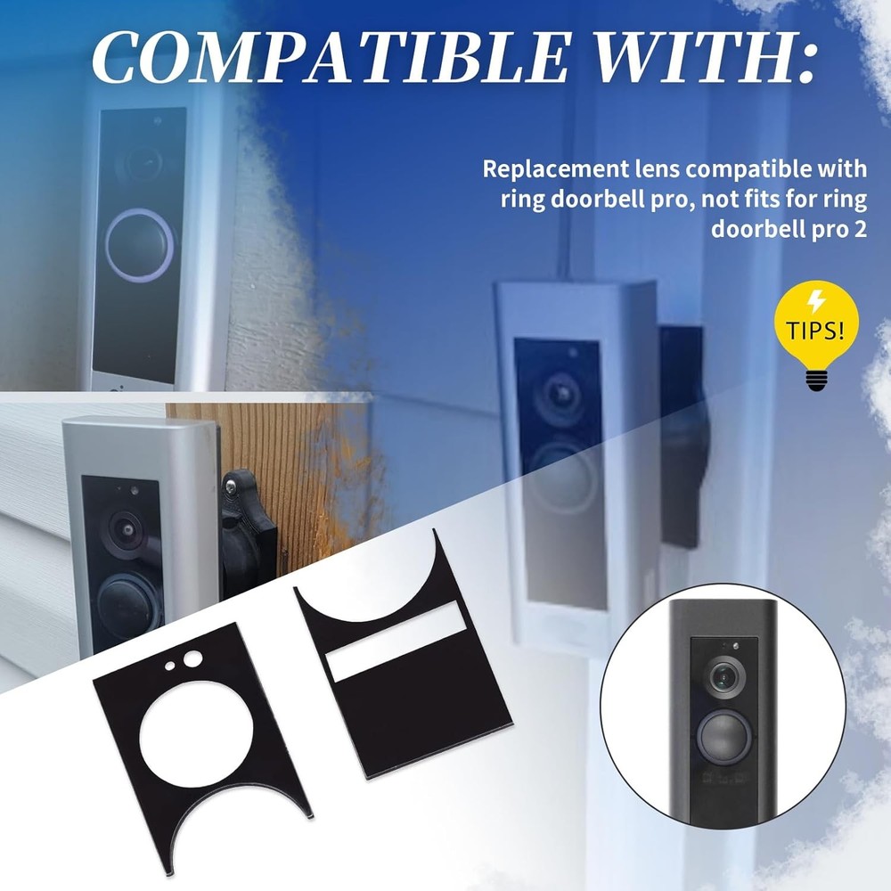 Replace Lens Screen Protector For Ring Doorbell Pro,Not For Ring Doorbell Pro 2