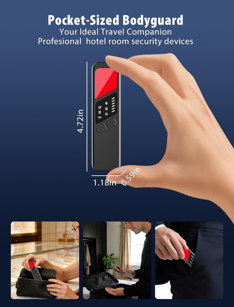 Detector Anti Spy Bug Detector GPS Tracker Finder Scanner Device Hidden Camera