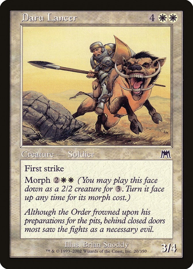 Daru Lancer Onslaught 20 MTG MP
