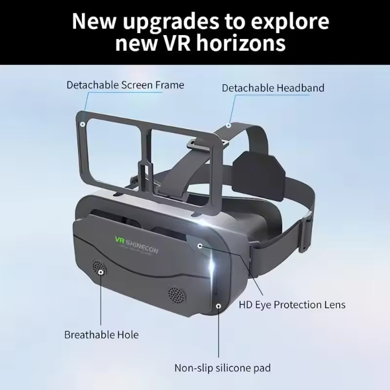 Virtual Reality VR Headset 3D Glasses for Android iPhone