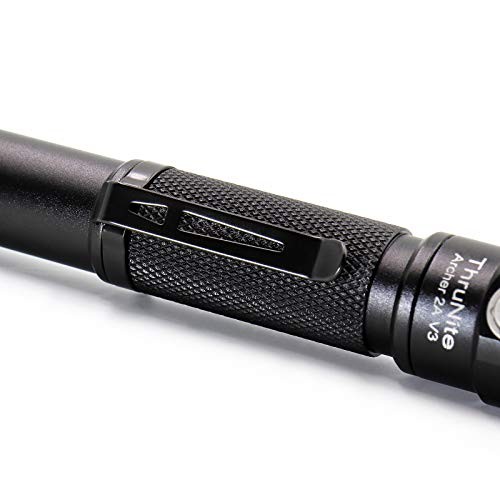 LED Flashlight Archer 2A V3, 500 Lumens Mini AA Flashlight Black Cool White