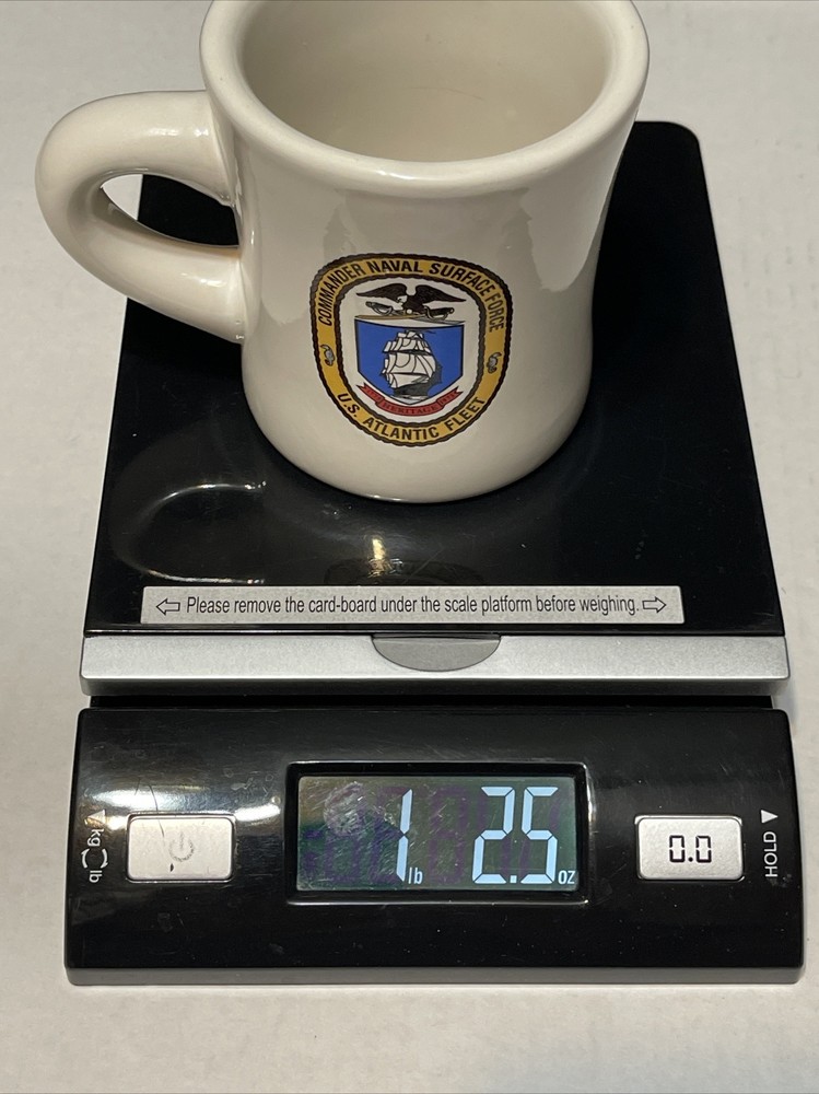 USN US ATLANTIC FLEET Commander Naval Surface Force Cafe/Diner Style Coffee Mug