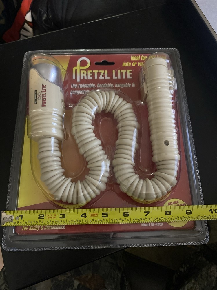 Vintage LiteAide Pretzel Lite Twistable Bendable Hangable Flexible Lantern Light