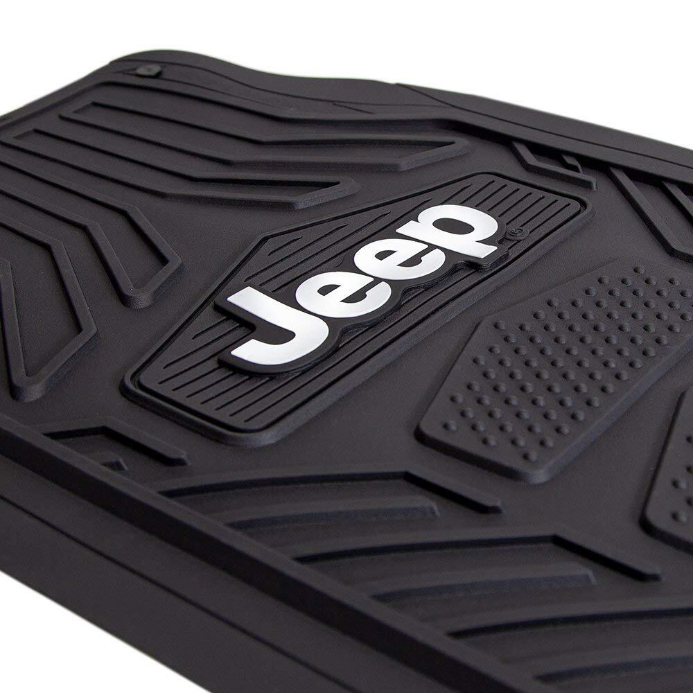Jeep All Weather Pro Heavy Duty Rubber Floor Mats 4pc Set New