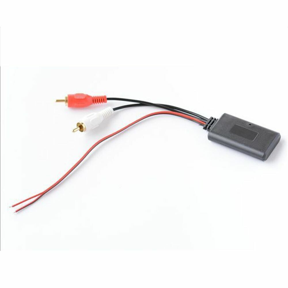 2x Car Audio Stereo Bluetooth AUX Receiver Module RCA Interface Cable Adapter US