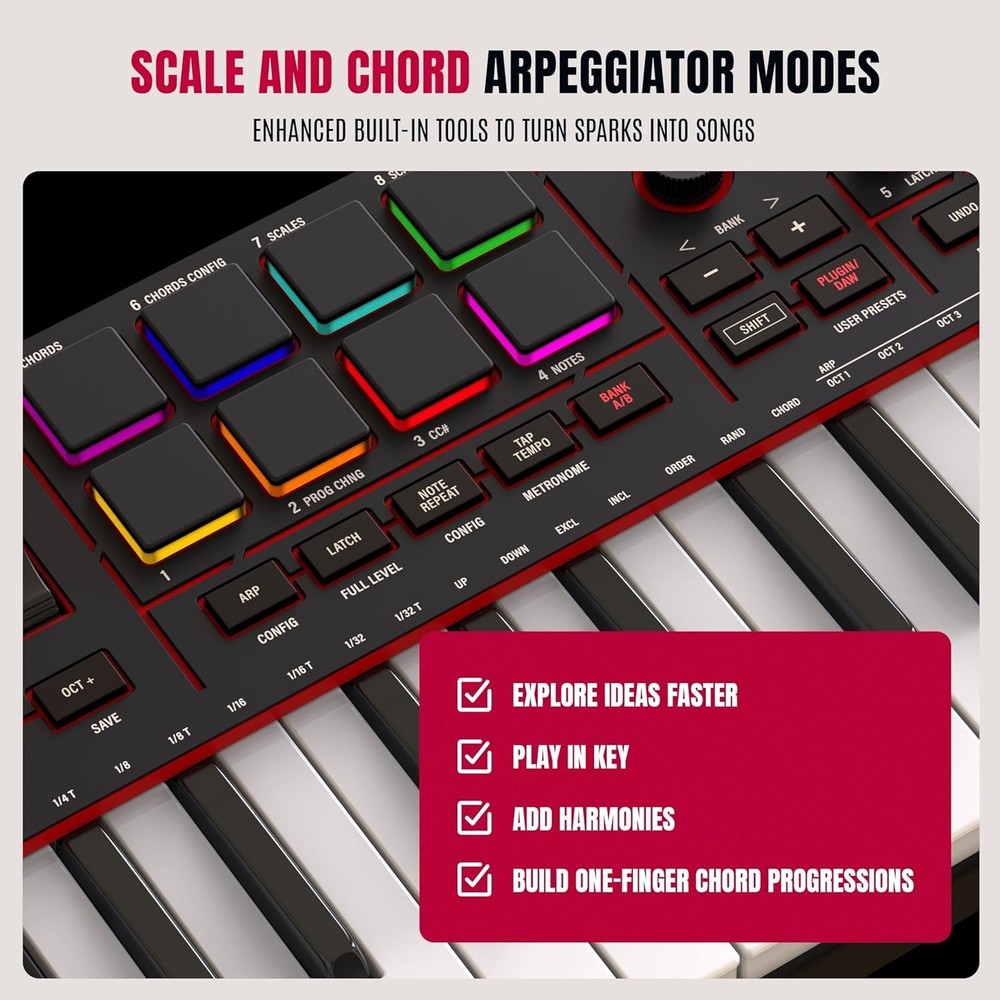 Studio Instrument Collection Included - Pro MIDI Controller