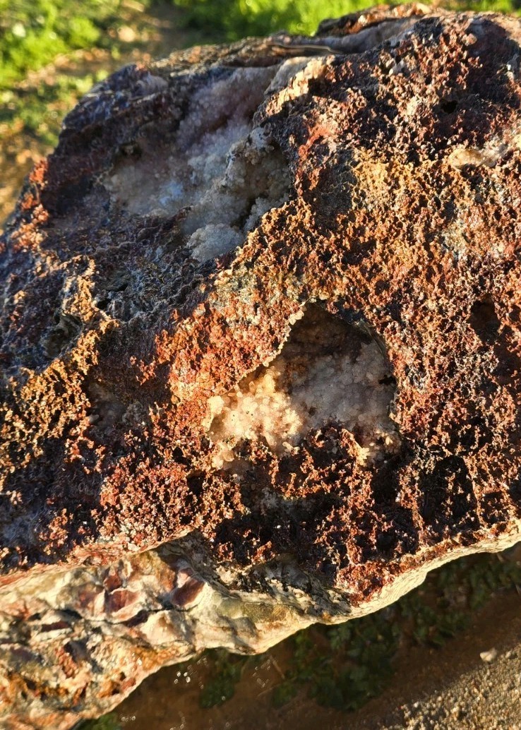 Large Heavy Raw Chunk Of Arizona Silver Copper Gold Ore Specimen 74.4 Lbs.