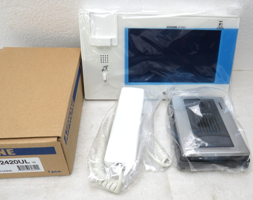 Aiphone JPS-4AED 7" Touchscreen Video Intercom Set (JP-4MED + JP-DA) [CTD]