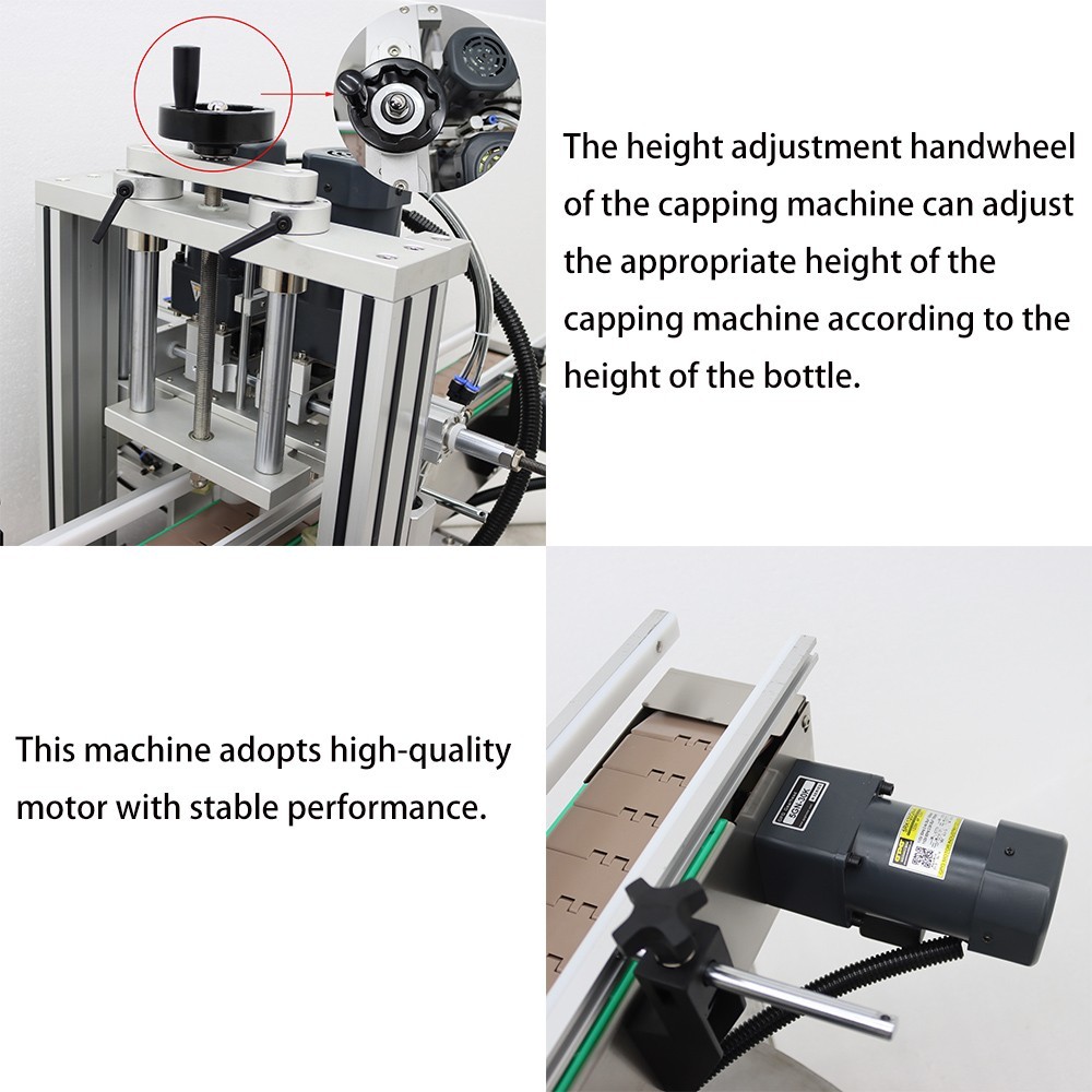 Automatic Bottle Capping Machine0.78-2.36" Cap Dia. Sealer Machine for Screw Cap