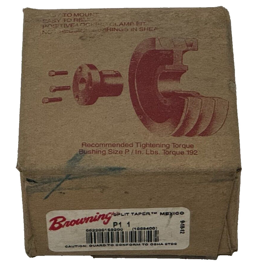 NEW IN BOX Browning P11 Taper Bushing