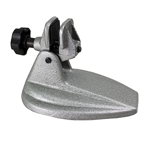 Precision Micrometer Stand Holder Base—Adjustable Cast Iron Base for 0-4"