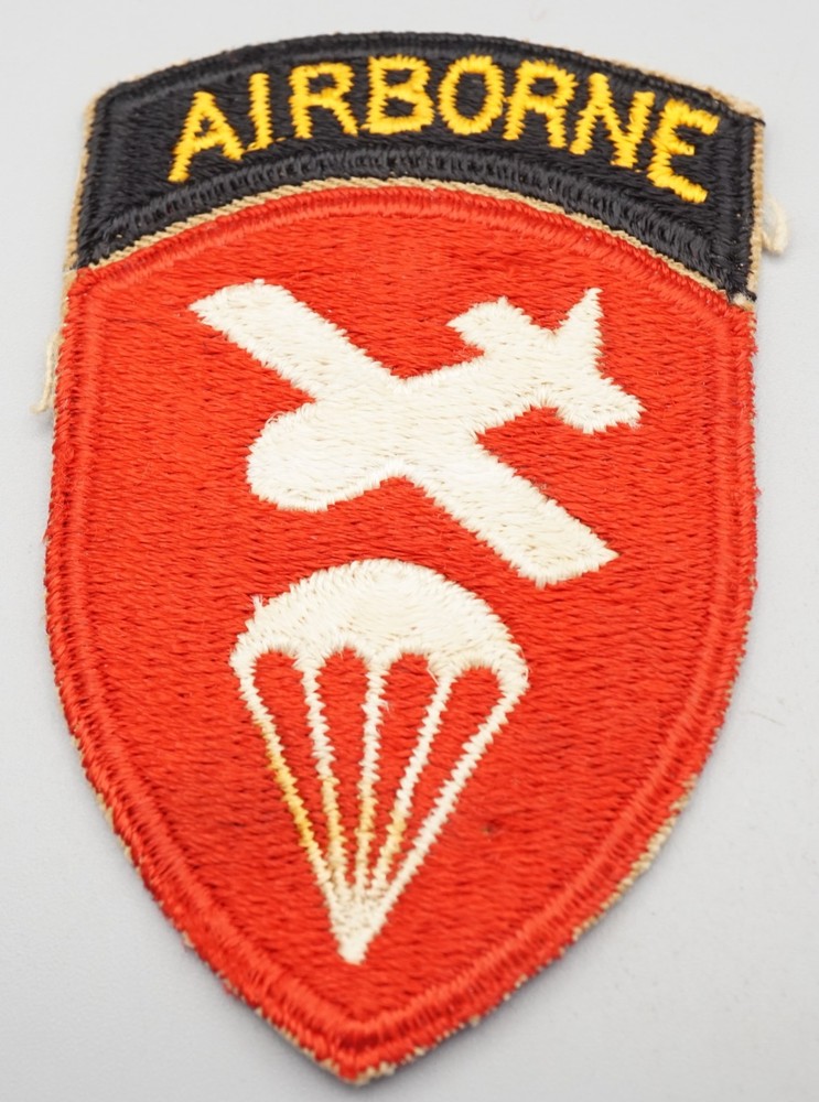 WWII Army Airborne Glider Command DI Unit Crest Patch RARE WITH NO GLOW