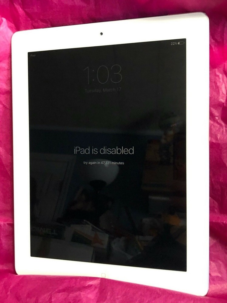 iPad  Model A1396  LOCKED/DISABLED   16GB