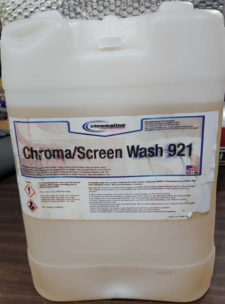 Chromaline Screen Wash 921 - 5 Gallons