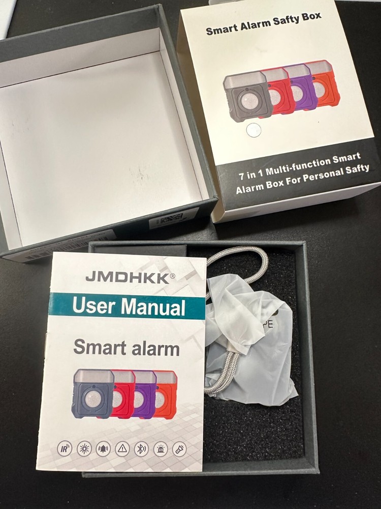 7 in 1 Multi-function Smart Alarm Box - Personal Safety Smart Alarm Device