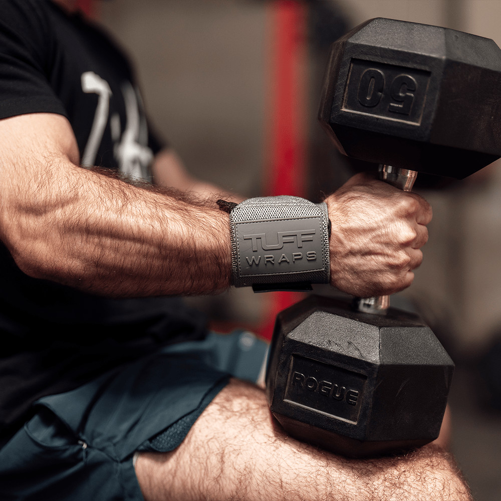 24" Villain Wrist Wraps - Solid Gray