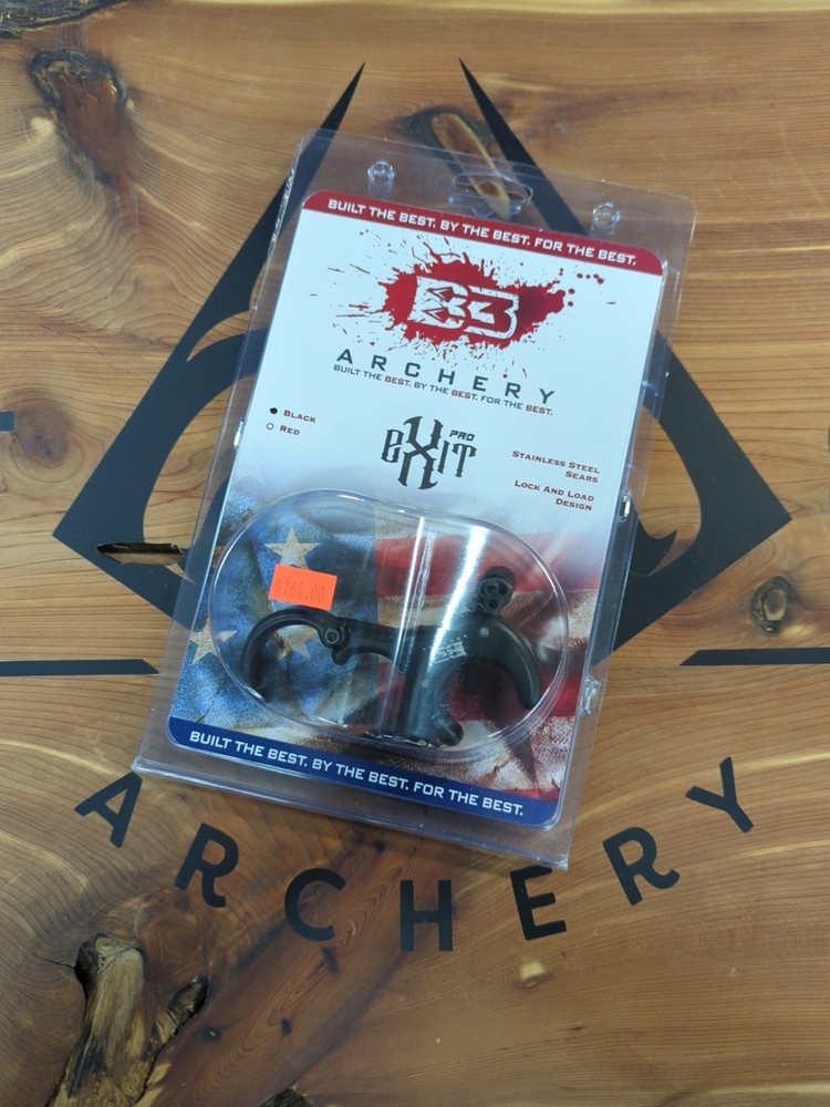 B3 Archery EXIT PRO THUMB Trigger Release - Black *FREE SHIPPING*
