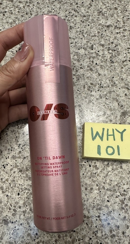 ONE/SIZE On 'Til Dawn Mattifying Waterproof Setting Spray 3.4oz/143mL SEALED