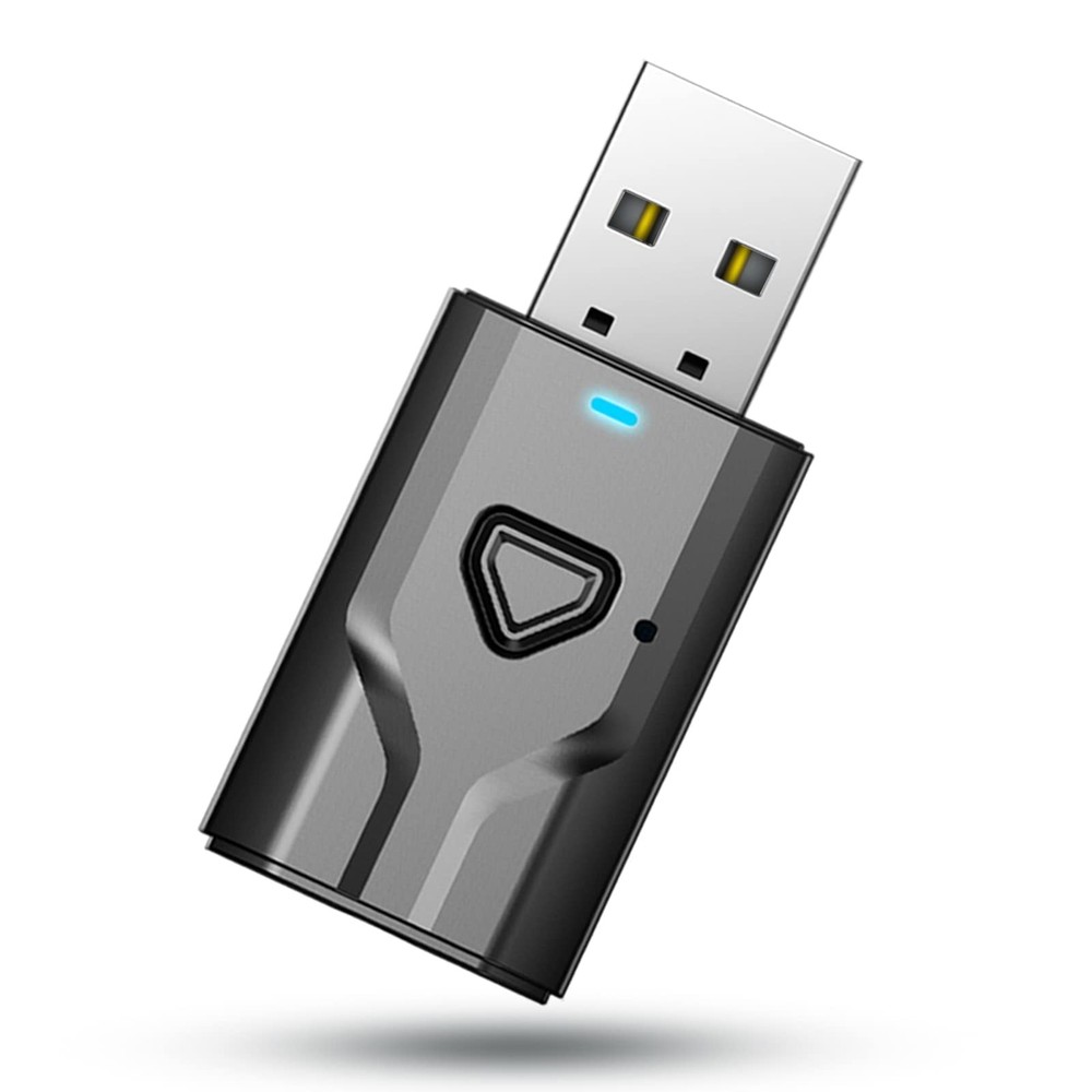 Bluetooth 5.0 2-in-1 Transmitter and Receiver, Low Latency USB Bluetooth Audi...