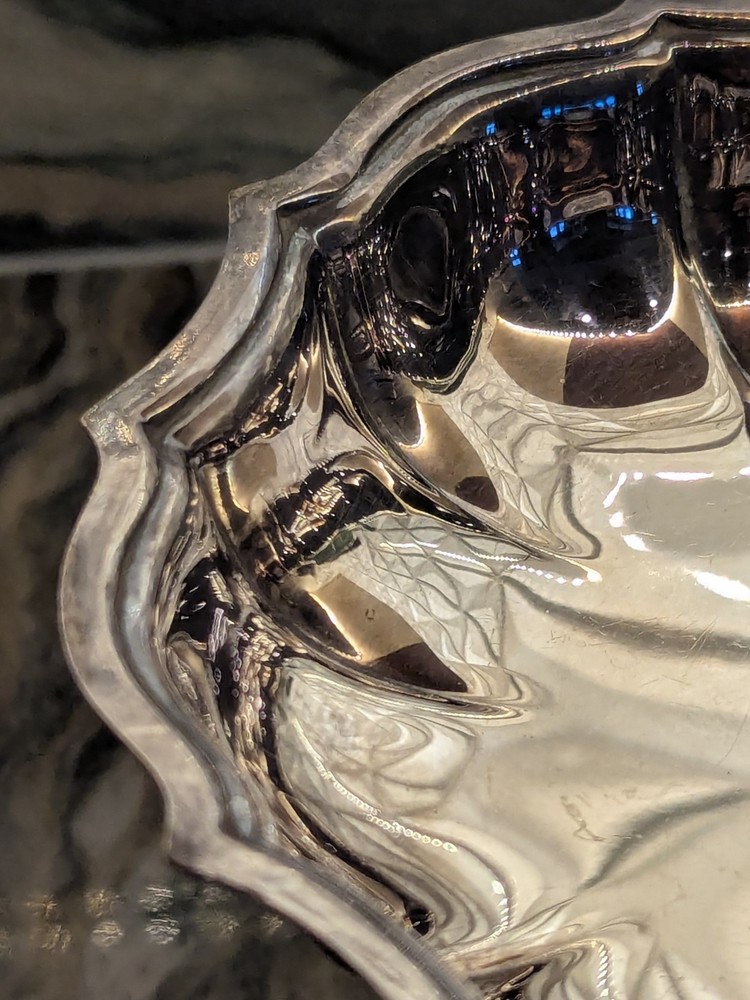 Chippendale International Silver Compote Pedestal Bowl Signed c1930's