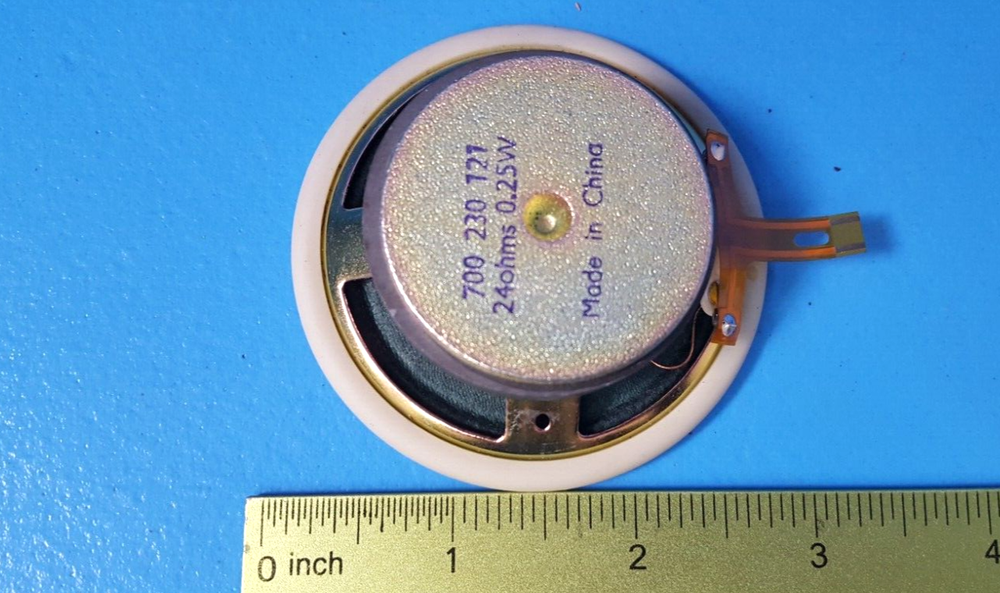 ( 2 pcs ) LOUDSPEAKER, 24OHM, 0.25W, ROUND SPEAKER