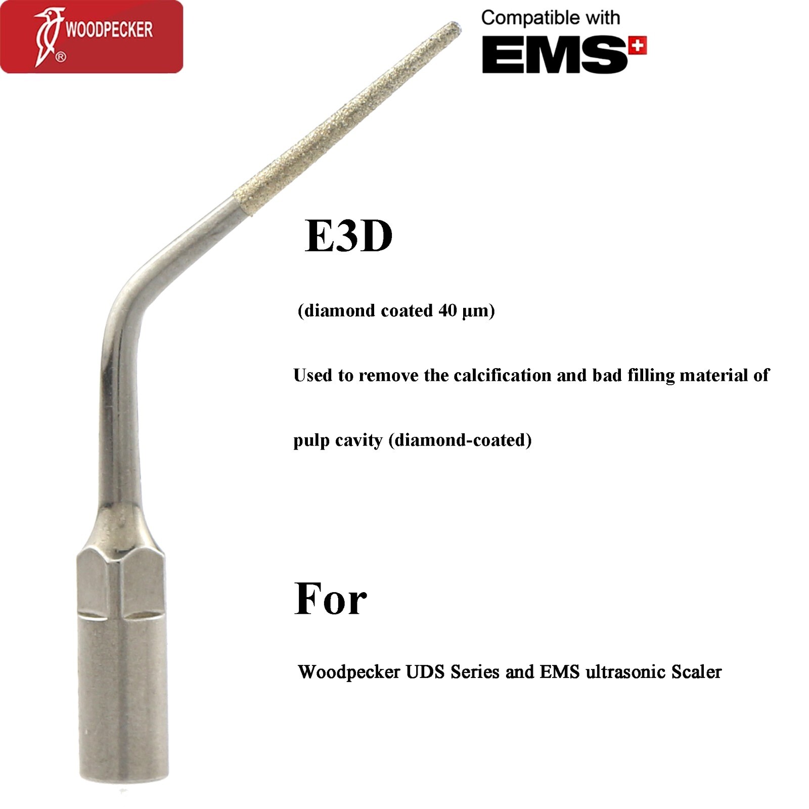 Woodpecker Dental Ultrasonic Piezo Scaler Tips Endo Perio DTE SATELEC NSK EMS