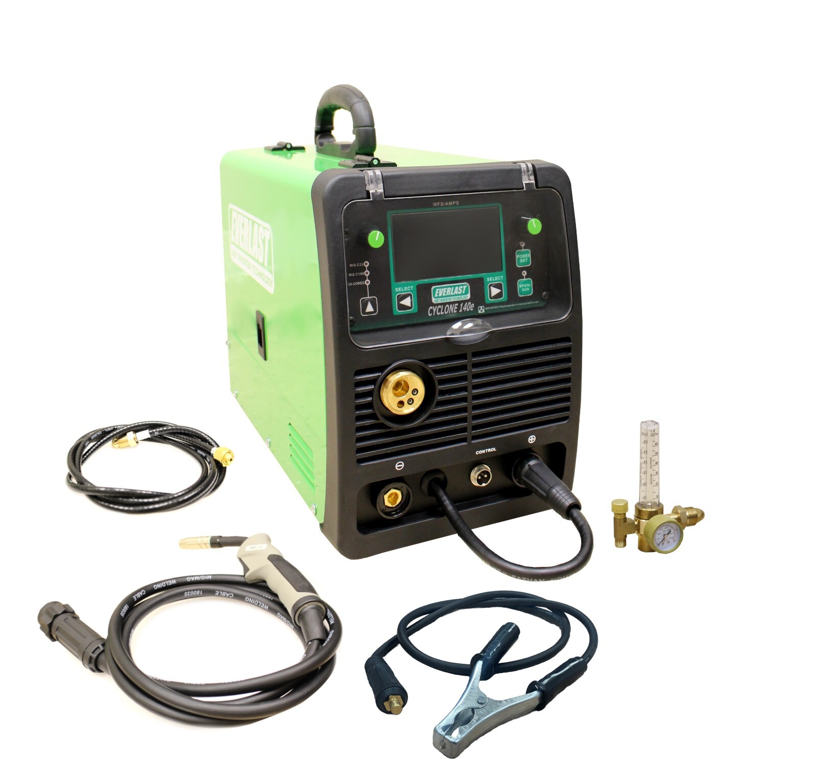 NEW Everlast Cyclone 140E MIG Welder 110v can do Flux Core 140Amp portable