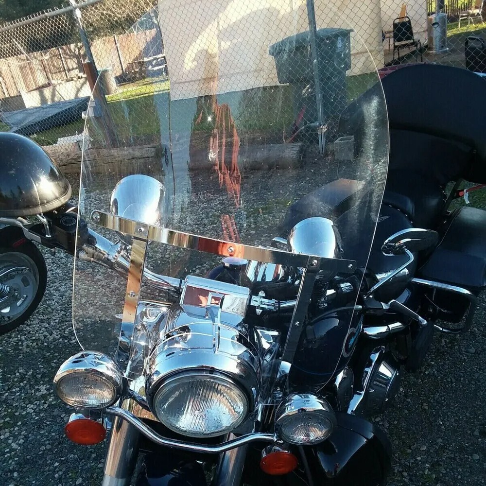 Front Clear Windshield Windscreen For 2015-23 Harley Freewheeler FLRT
