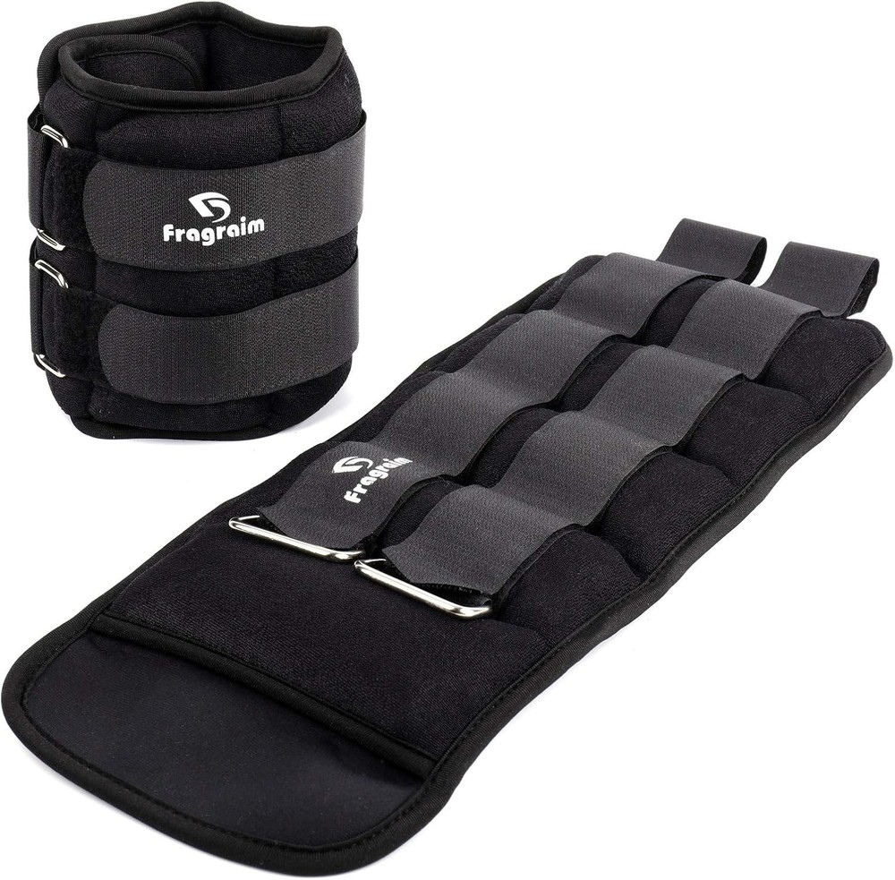 Ankle Weights 20Lbs Pair Strength Training Wrist/Leg/Arm Weight Adjustable Strap