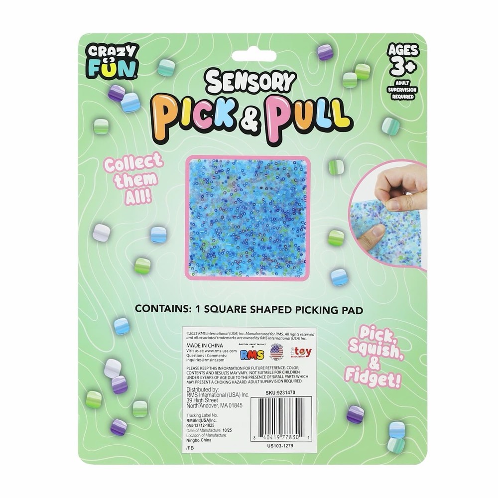 🔥Crazy Fun Sensory Pick And Pull Square Shaped Fidget BNWT🔥